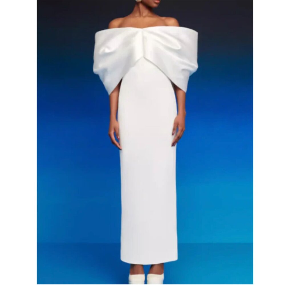 Setri | Big Bow Evening Gown Dress